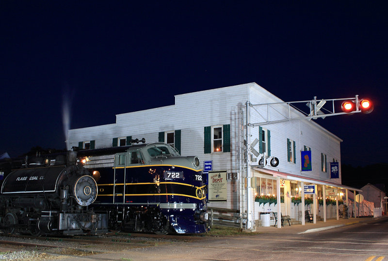 Flagg 75 and B&O 722