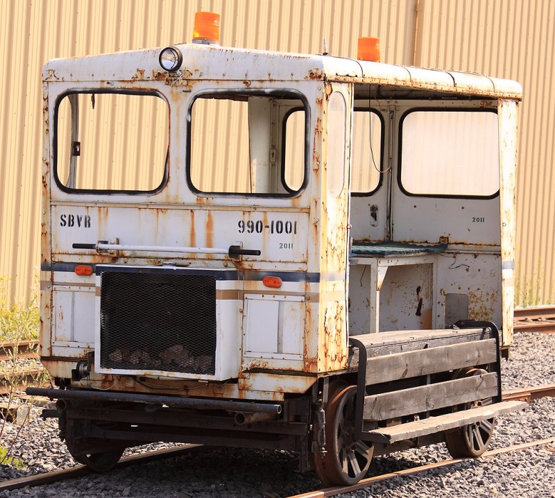 South Branch motorcar at the shop