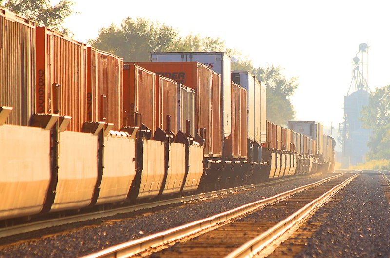Westbound into the Indiana sunset 