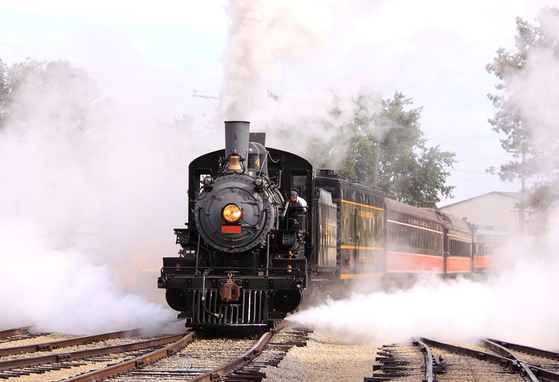 Backing out of the yard on Sunday morning. 
