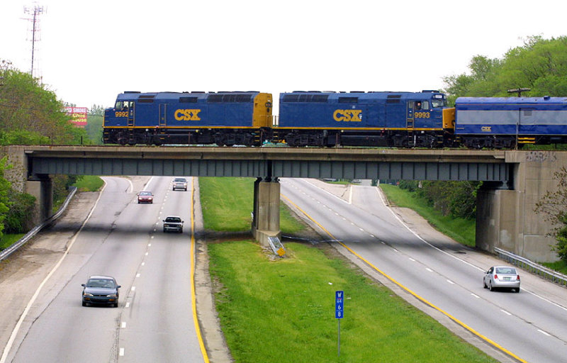 Crossing Interstate 64