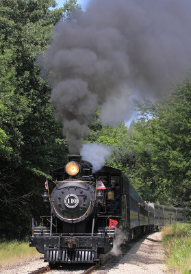 Little River RR #110 on a hourly trip