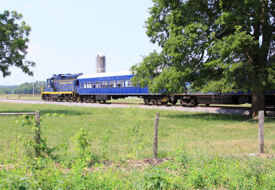 The Saturday brunch train just South of Moorefield