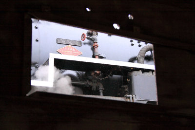 765 seen through the cab of Wabash 534