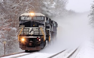 NS 215 is 201 miles South of Cincinnati, as it crosses over into TN 