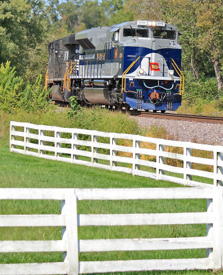 Wabash 1070 leads train 111 at Vanarsdale 