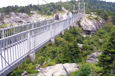 Mile High Swinging bridge