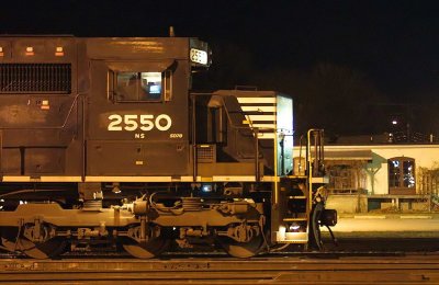 NS 2550 on New years eve 