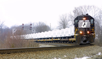 NS Fema train 043 at Palm Ky