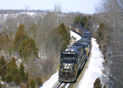 Eastbound NS 720 at McBrayer KY