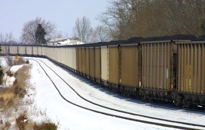 NS 720 coal loads at Waddy KY 