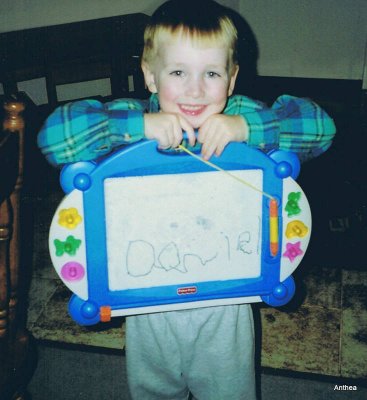 The first time Daniel wrote his name
