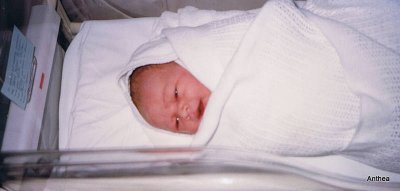 Just born, March 1998