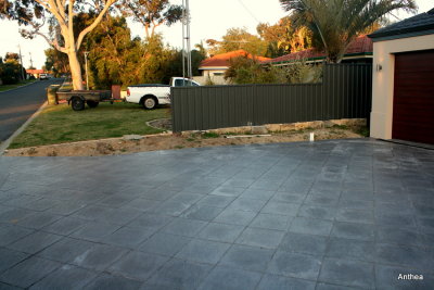 The driveway still needs its final cut and polish but is looking really good!