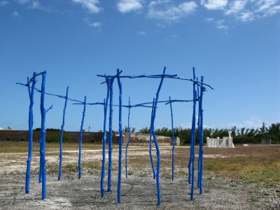 Sculpture - Calling Down Yves Klein #2