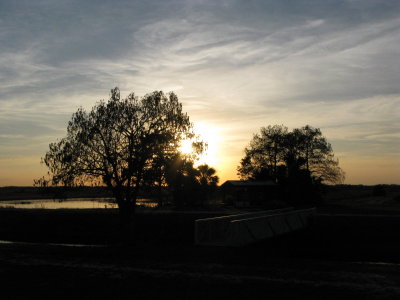 Sunset at Loxahatchee