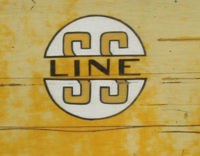 Sand Springs Railway logo, as displayed on the cab of SS 102.