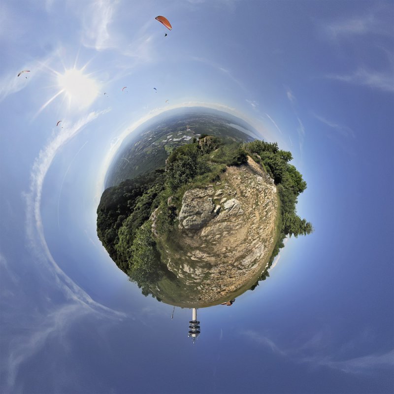 Little Planet for Paragliders