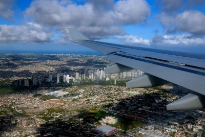 Almost landing in Recife, PE
