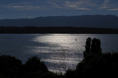 Sunset on Lake Geneva !