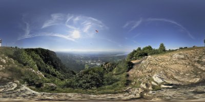 Paragliders on Mount Saleve #1