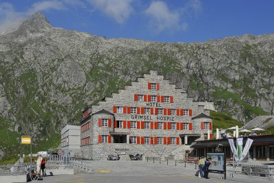 The Grimsel Pass Hospice (2'165 m. / 7'100 feet)