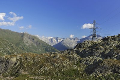 The electricity going over the Alps