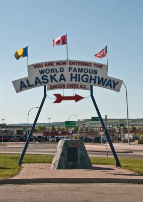 Start of Alaska Highway - Dawson Creek