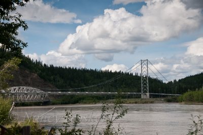 Alaska Pipeline crossing Tanana River