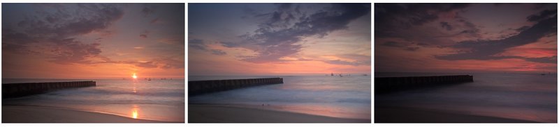 3 Views of the Sunset