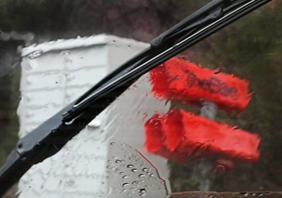 Stopping for the Mail on a Rainy Day