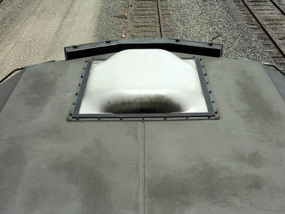 antenna housing cover and cab roof