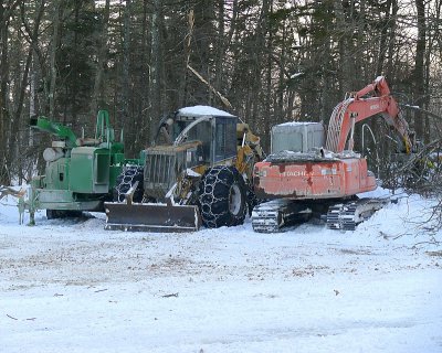 Chipper, Skidder