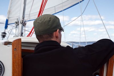 first trip out thru Little Letete to see whales