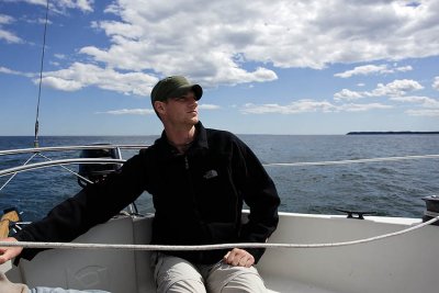 first trip out thru Little Letete to see whales