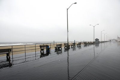 New Jersey Boardwalk in Winter