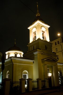 Small Church at night