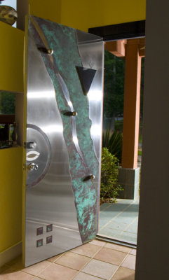 Gary Blackall - Stainless and Copper Door