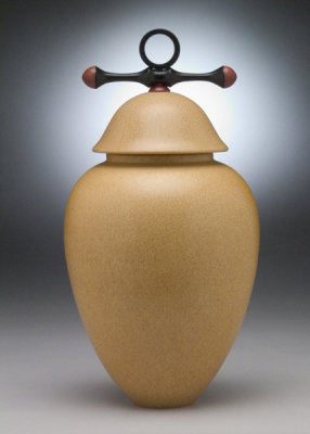 John Penrod - Turned Wood Covered Vase
