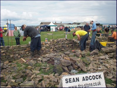 dry-stone walling demonstration