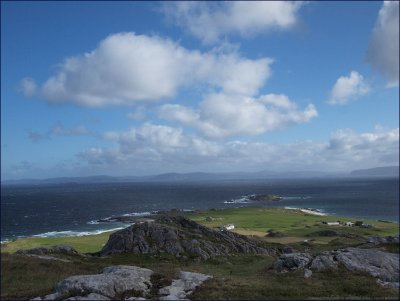 Iona: the north of the island from Dun I