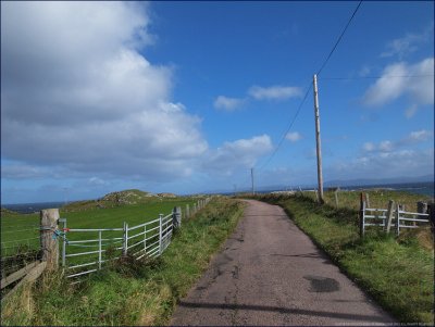 Iona: road to the north coast