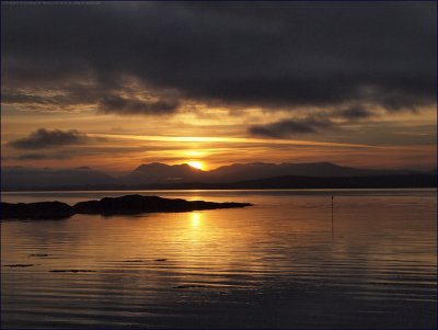 Mull: Sunrise, Craignure Bay