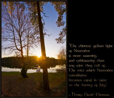 proverb from Thoreau