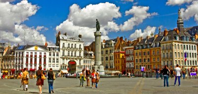 lille town centre, france