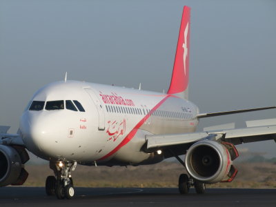 0719 25th October 08 Air Arabia ABJ on arrival at Sharjah Airport.jpg