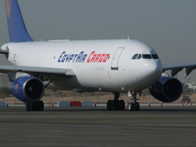 0922 17th November 08 Egyptair Freighter at Sharjah Airport.jpg