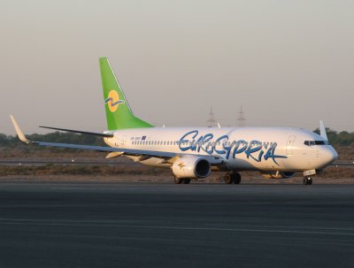 1707 20th November 08 Eurocypria 737-800 at Sharjah Airport.jpg