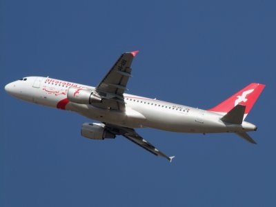 1430 21st January 09 Air Arabia A320 departing Sharjah.jpg