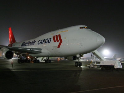 2051 25th January 09 Martinair 747 at Sharjah Airport.jpg